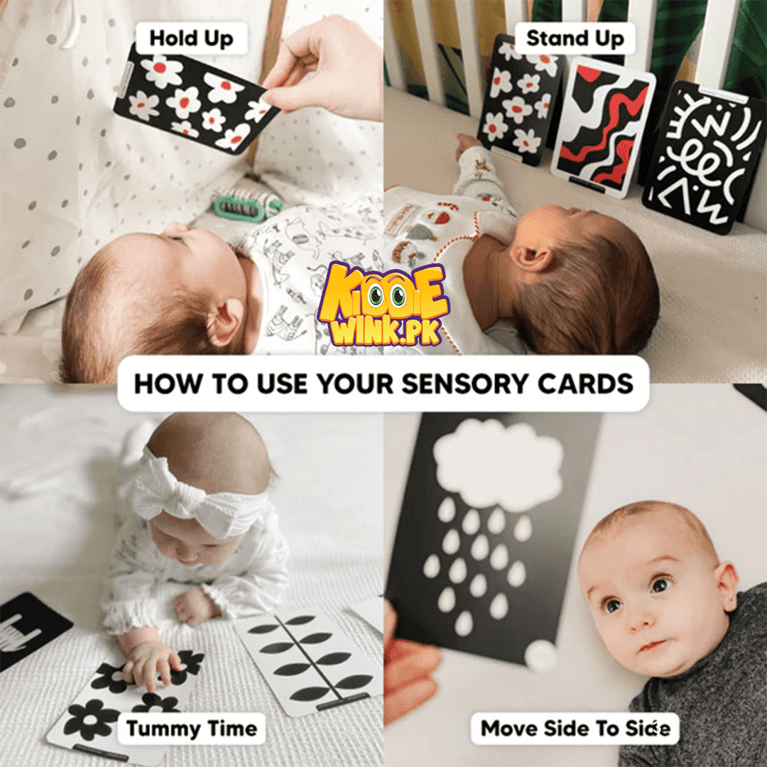 High Contrast Sensory Flash Cards - Visual Stimulation From Day 1