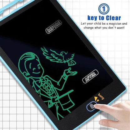LCD Writing Portable Doodle Drawing Tablet Pad (Multi-Color)
