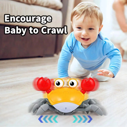 Interactive Musical & Sensor Crawling Crab (Chargeable)