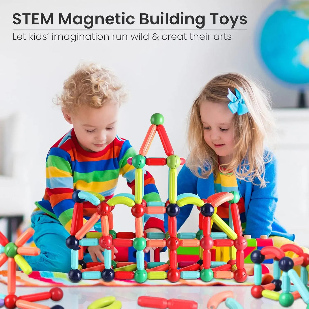 Magnetic Sticks Building Blocks | Early Learning Toy