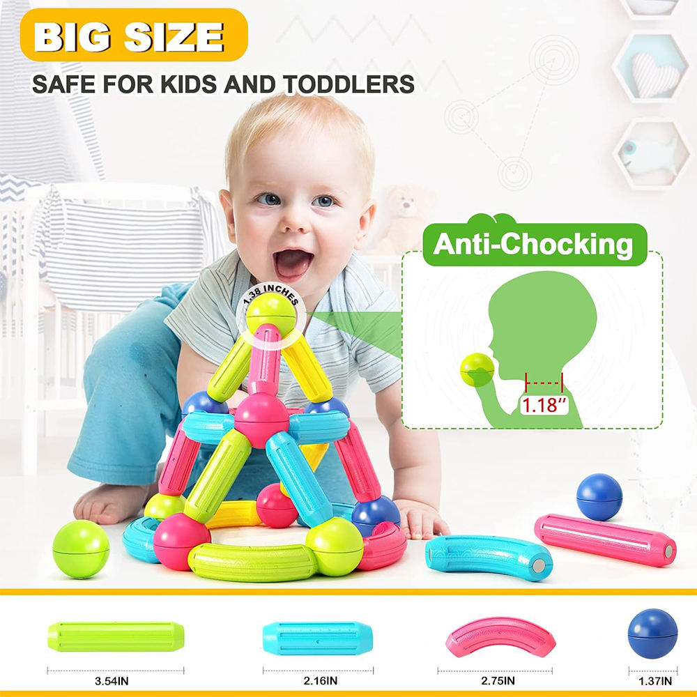 Magnetic Sticks Building Blocks | Early Learning Toy