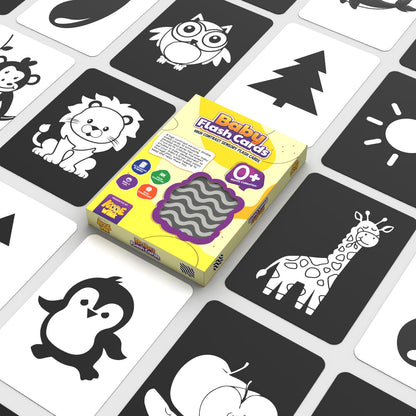 High Contrast Sensory Flash Cards - Visual Stimulation From Day 1