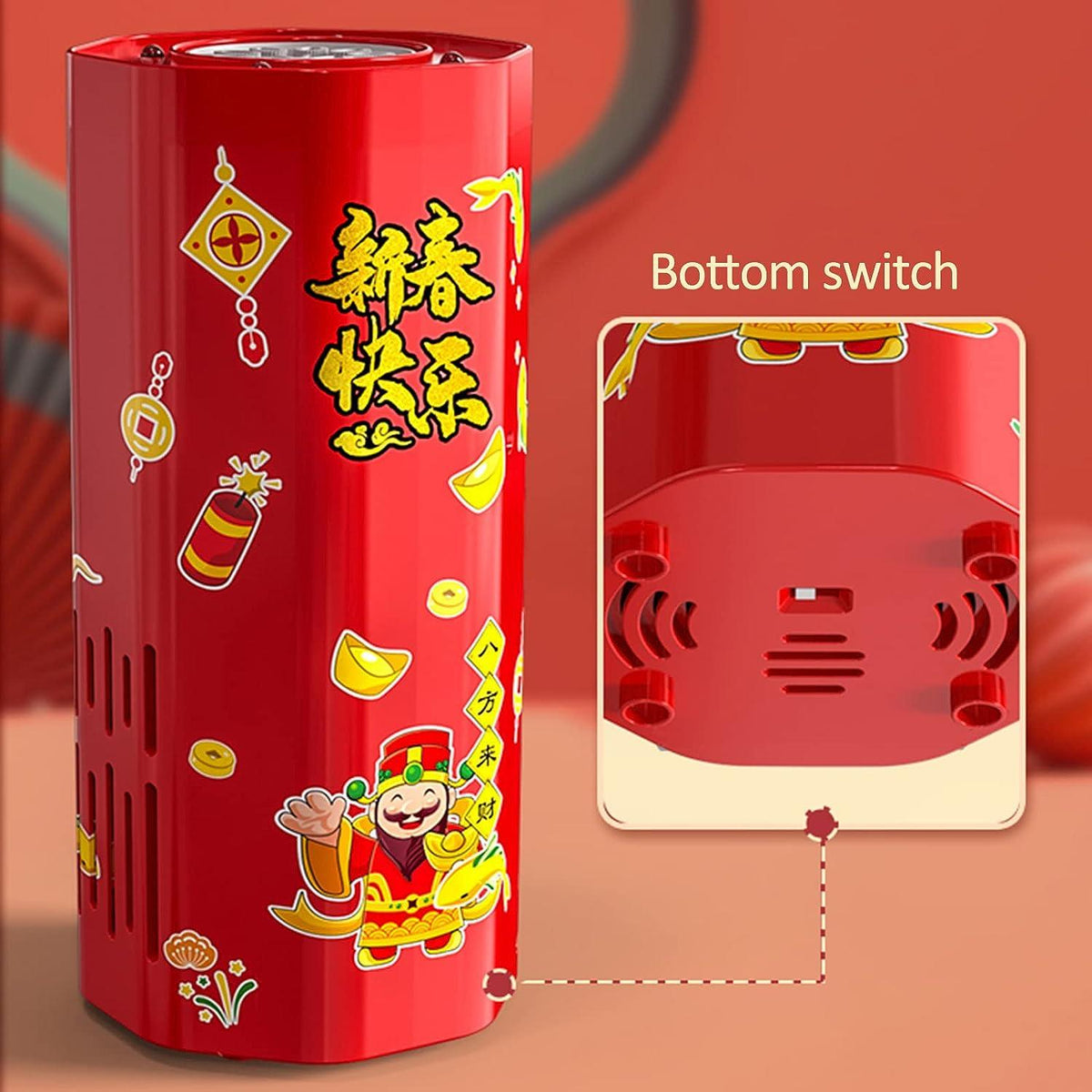 Musical & Lighting Fireworks Bubble Machine (CHARGEABLE)