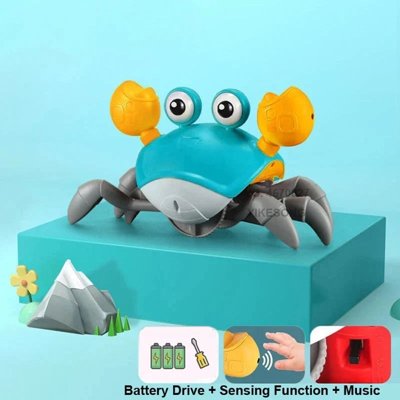 Interactive Musical & Sensor Crawling Crab (Chargeable)