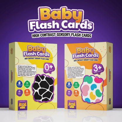 High Contrast Sensory Flash Cards - Visual Stimulation From Day 1