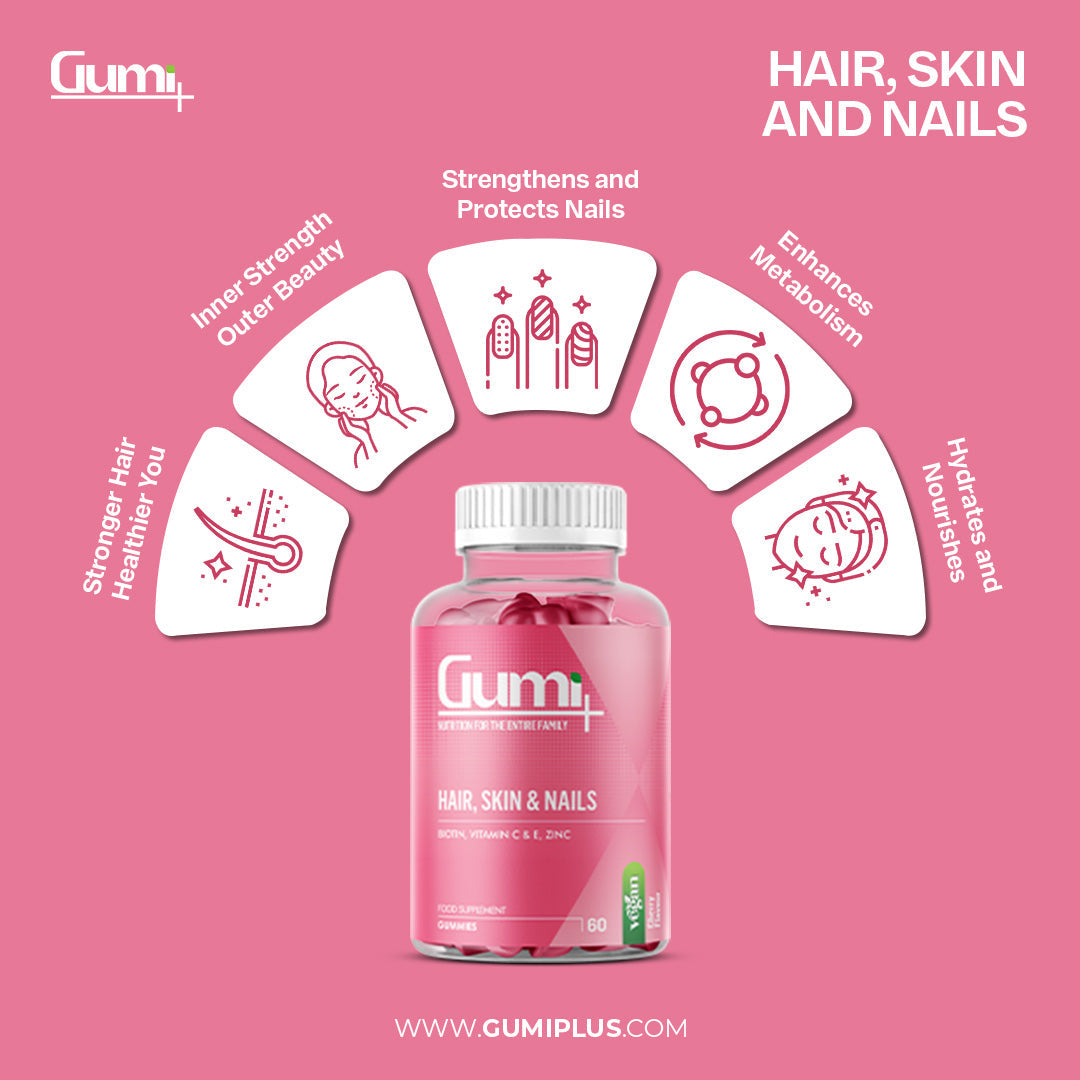 Biotin Plus (Hair, Skin and Nail Gummies)