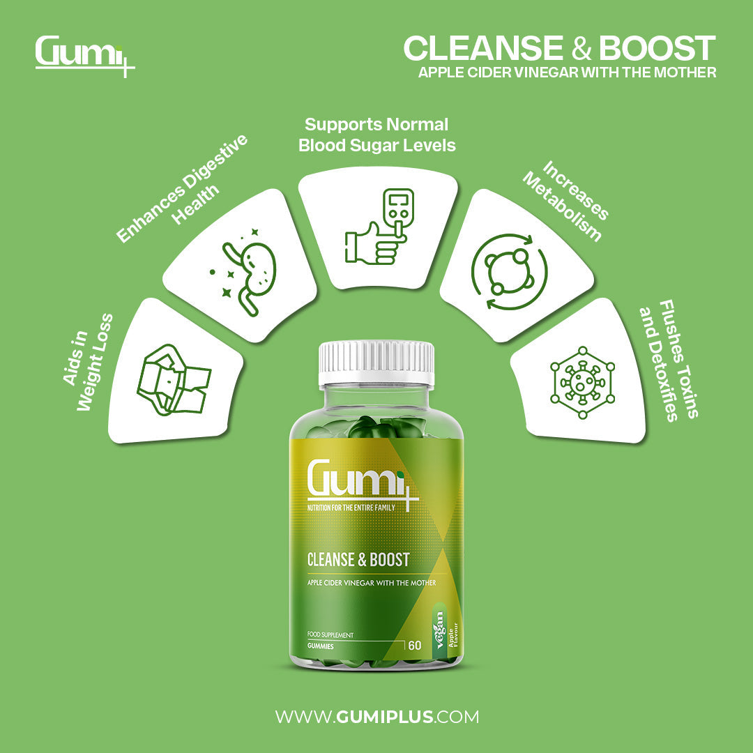 Cleanse & Boost Apple Cider Vinegar Gummies