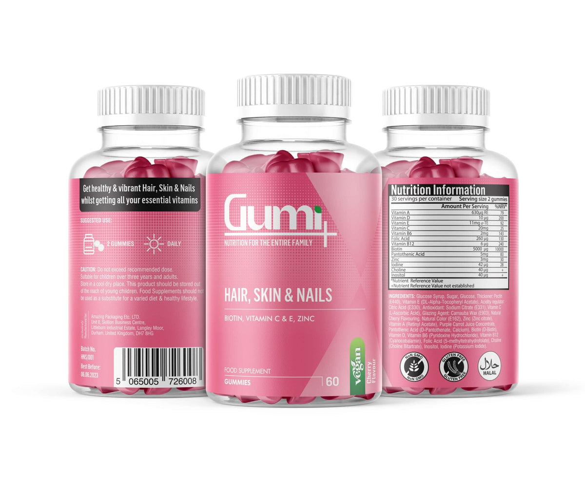 Biotin Plus (Hair, Skin and Nail Gummies)