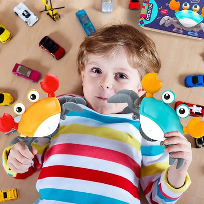 Interactive Musical & Sensor Crawling Crab (Chargeable)