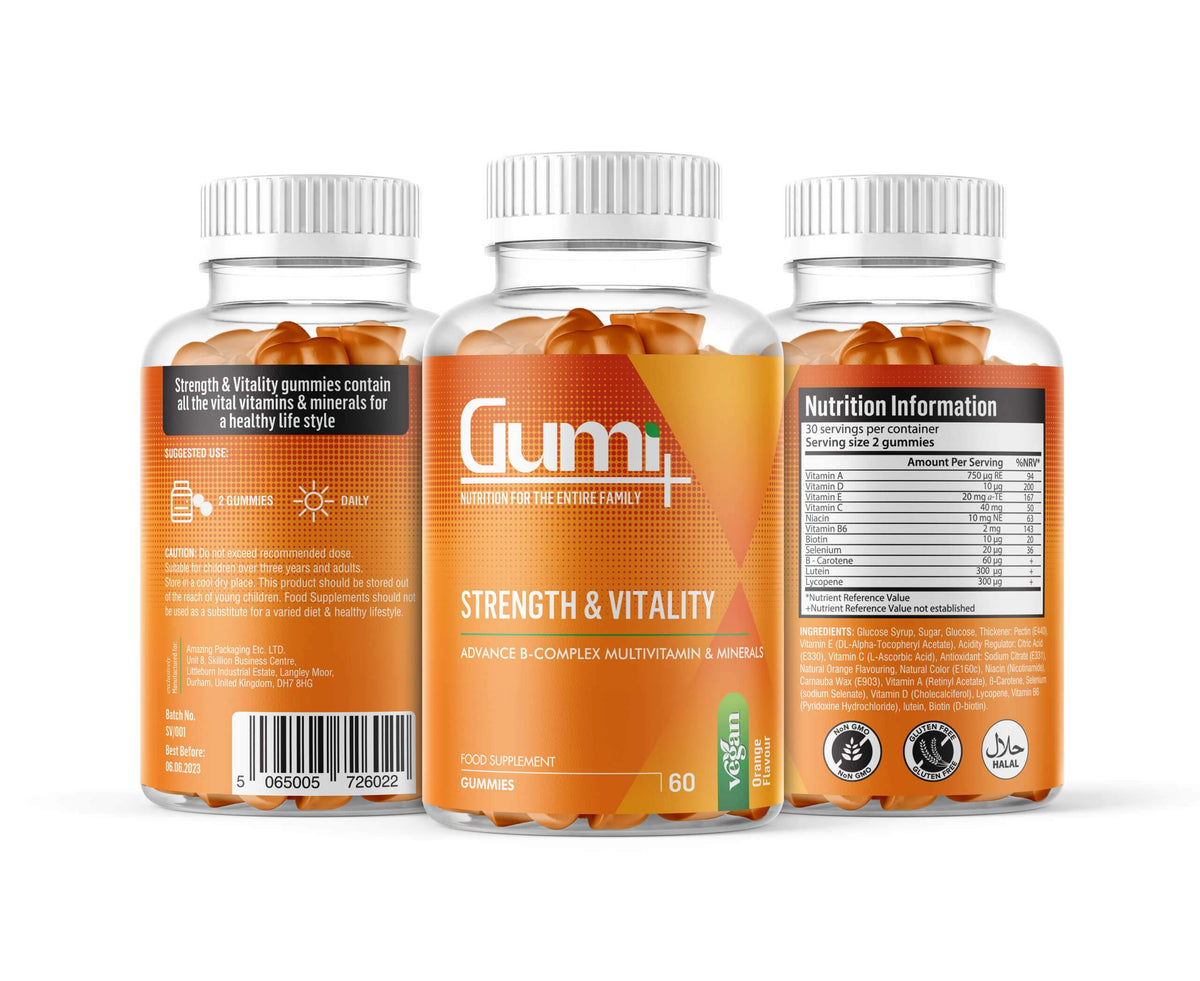 Strength & Vitality (Daily Multivitamin) Gummies