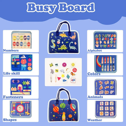 Montessori Toddler Activity Busy Book