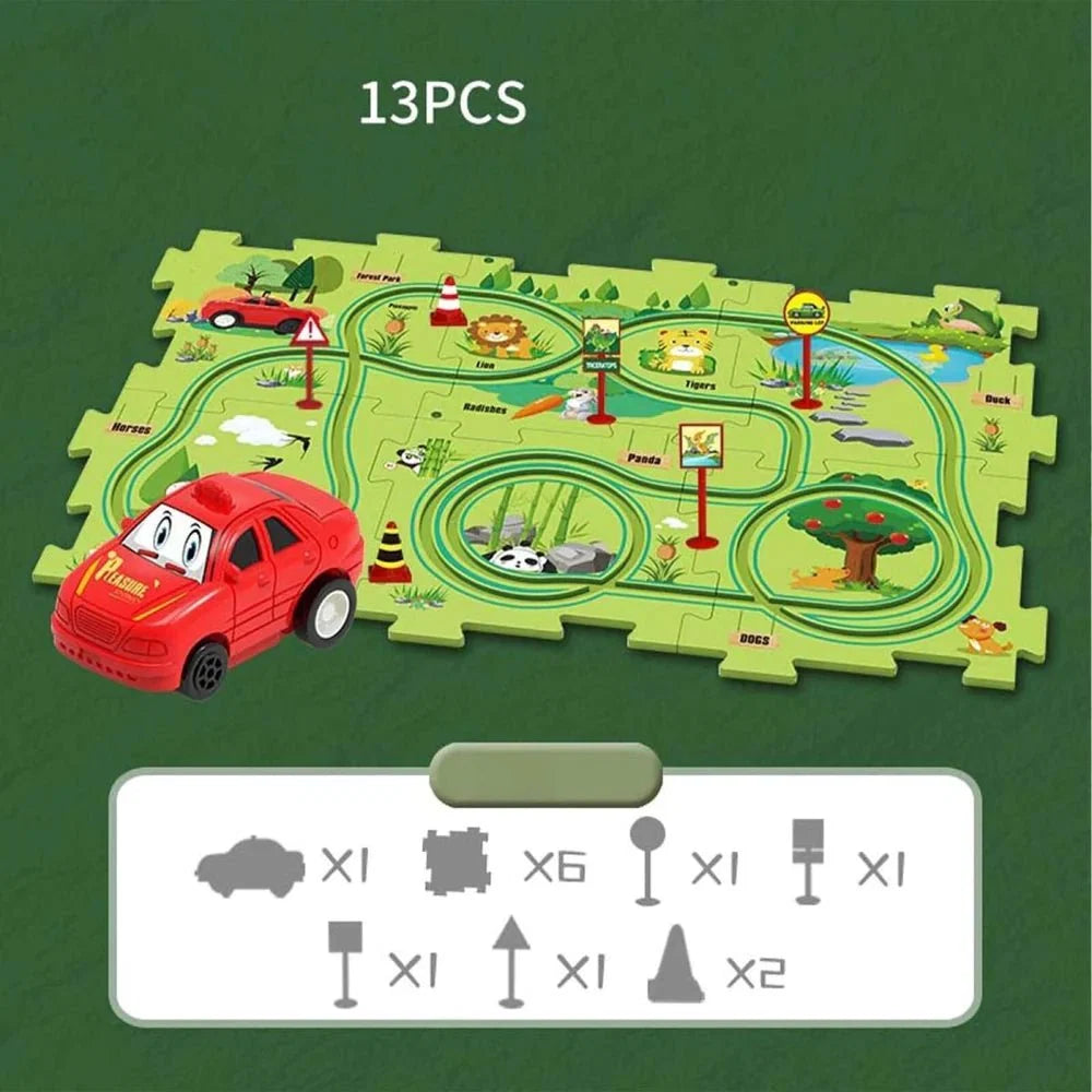Puzzle Racer™ Track Railway Car