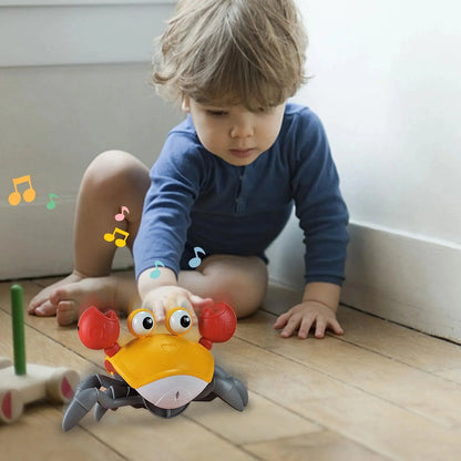 Interactive Musical & Sensor Crawling Crab (Chargeable)